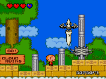 Bonk's Revenge on turbografx